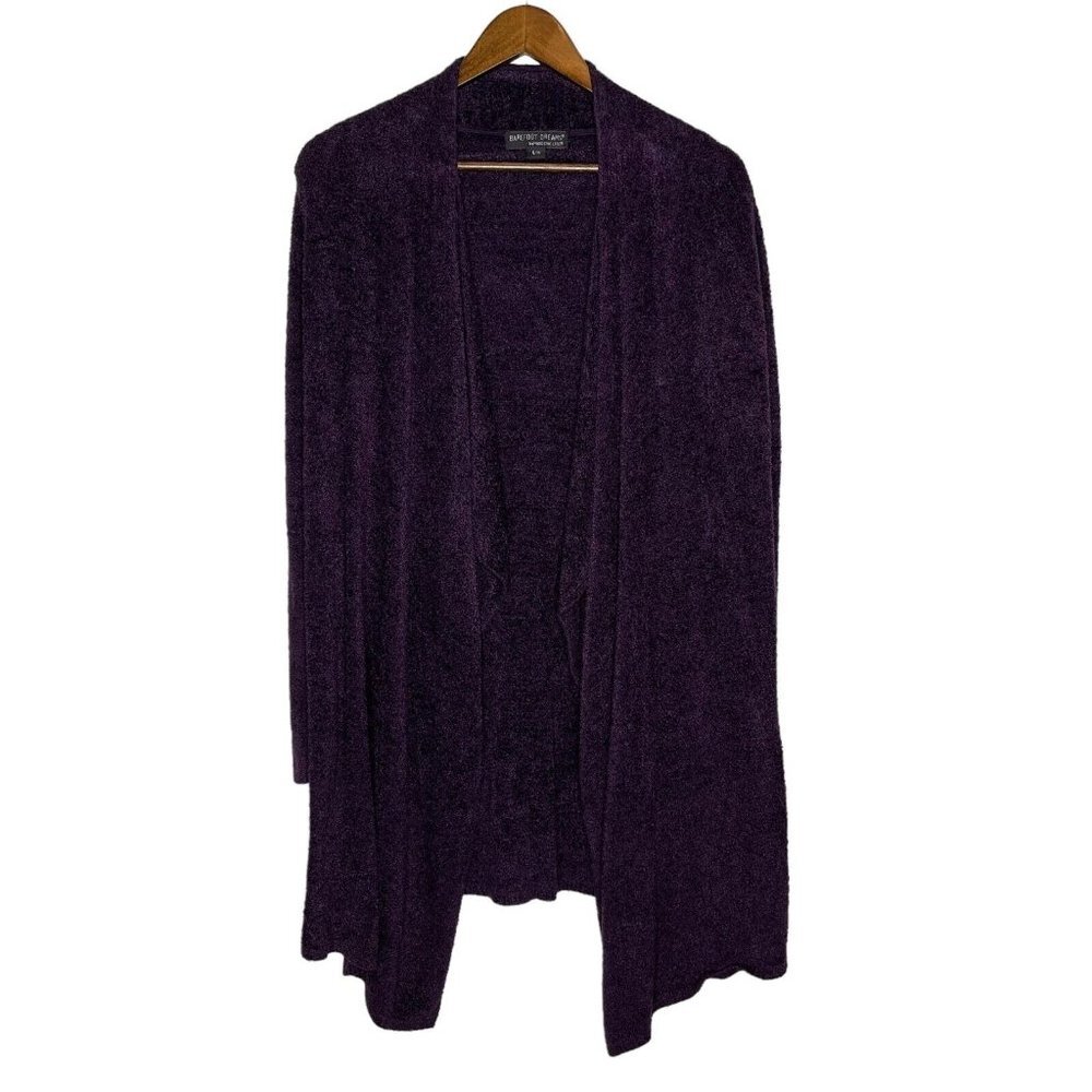 Barefoot Dreams Cozychic Lite Calypso Wrap Purple Cardigan Size S/M Style 436